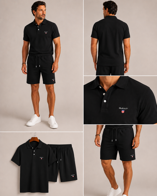 GANT Elliot Polo & Shorts Set